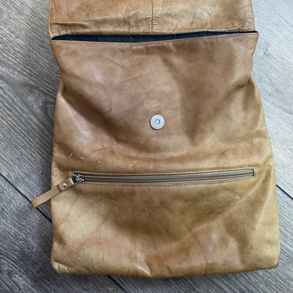 Vintage Leather Boho Satchel - Picture 2 of 6